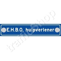 Autobord E.H.B.O. HULPVERLENER zuignap 50x10cm